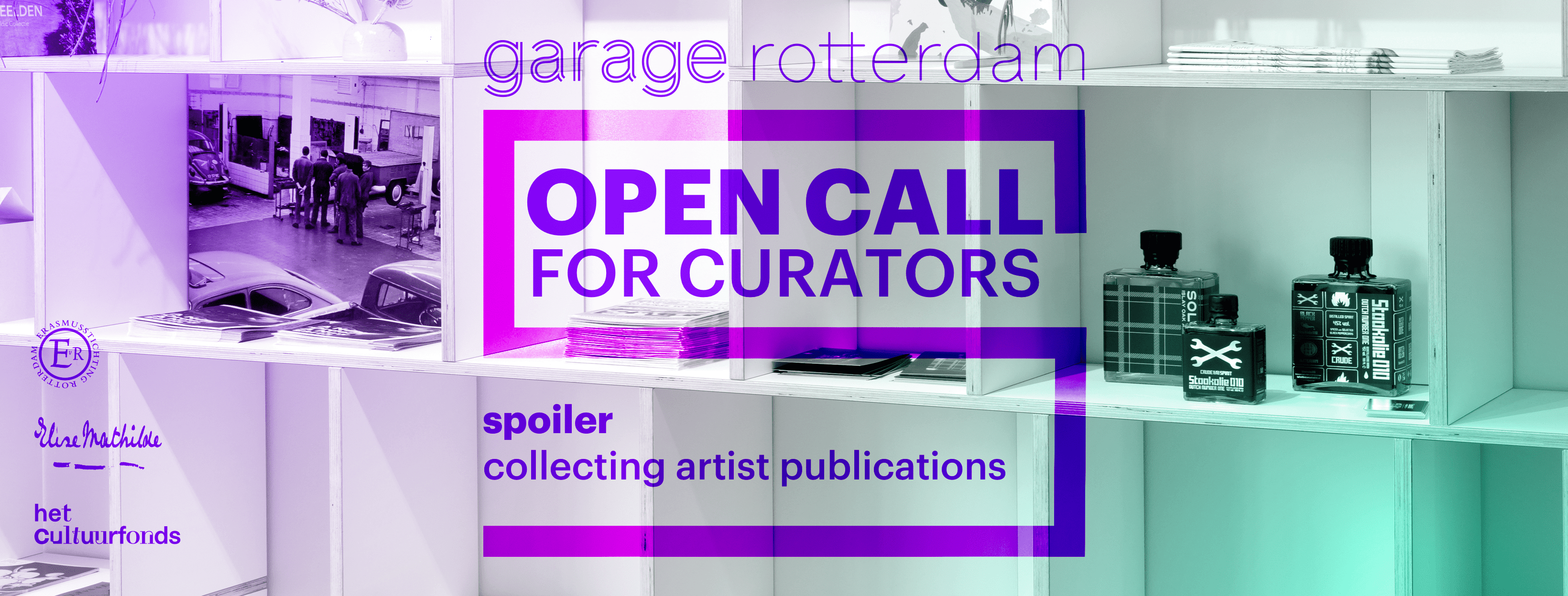 Open call voor curatoren!  Spoiler: collecting artists publications -